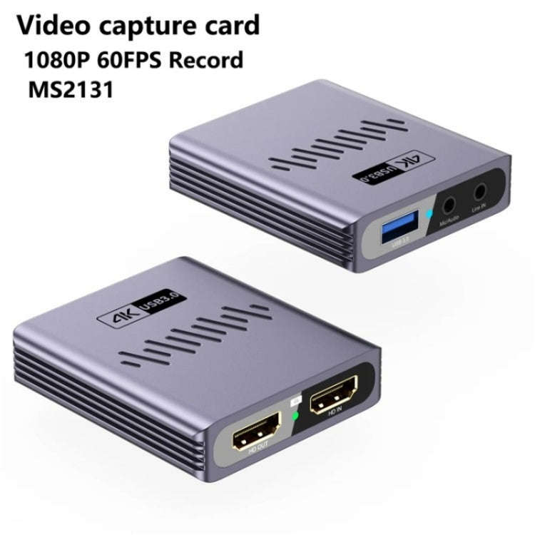 HC-V9 1080P HDMI Game Live Streaming Recording Adapter USB3.0 4K HD Video Capture Card