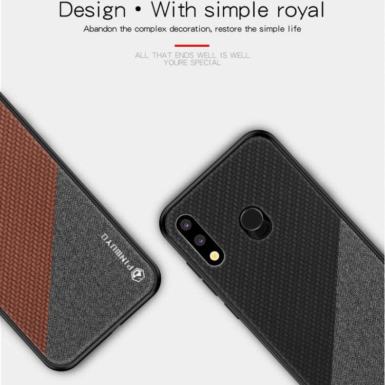 PINWUYO Honors Series Shockproof PC + TPU Protective Case for Huawei P30 Lite / Nova 4e(Red)