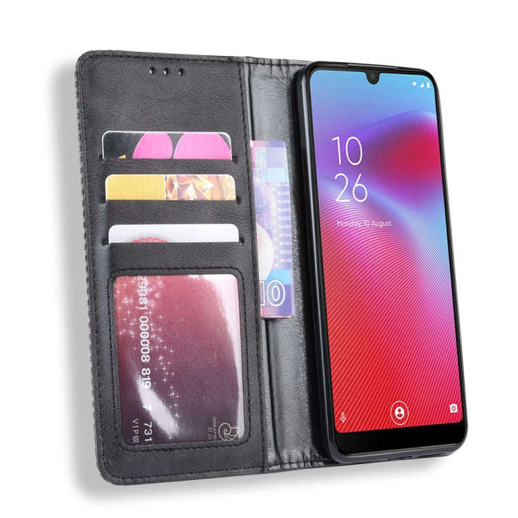 Magnetic Buckle Retro Crazy Horse Texture Horizontal Flip Leather Case for Vodafone Smart V10 (VF...