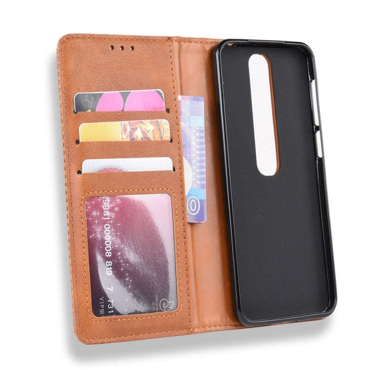 Magnetic Buckle Retro Crazy Horse Texture Horizontal Flip Leather Case for Vodafone Smart V10 (VF...