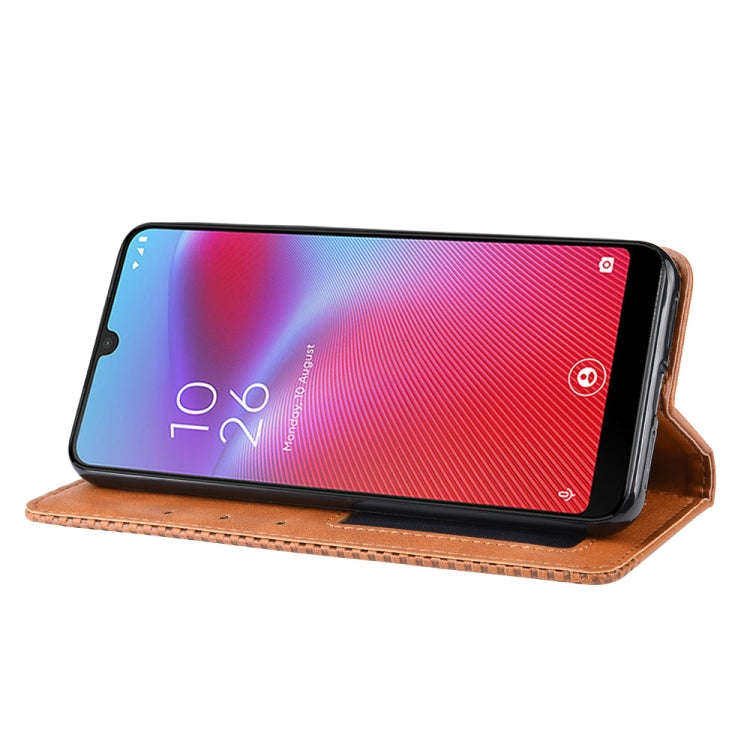 Magnetic Buckle Retro Crazy Horse Texture Horizontal Flip Leather Case for Vodafone Smart V10 (VF...