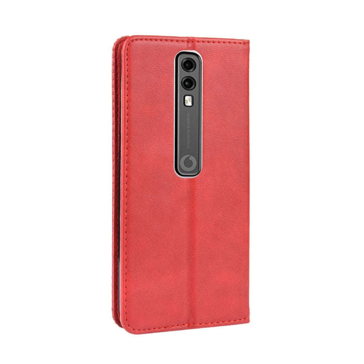 Magnetic Buckle Retro Crazy Horse Texture Horizontal Flip Leather Case for Vodafone Smart V10 (VF...