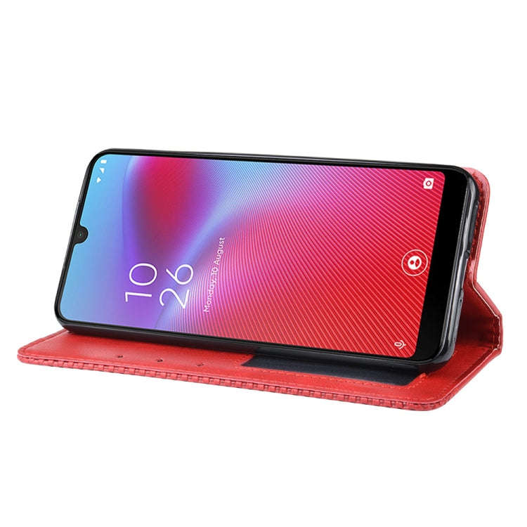 Magnetic Buckle Retro Crazy Horse Texture Horizontal Flip Leather Case for Vodafone Smart V10 (VF...