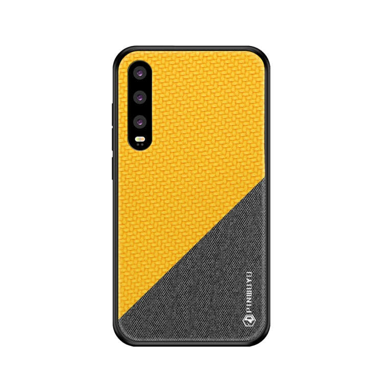 PINWUYO Honors Series Shockproof PC + TPU Protective Case for Huawei P30(Yellow)