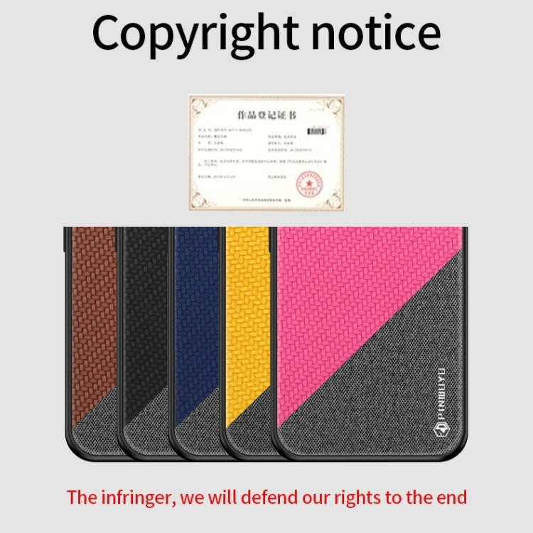 PINWUYO Honors Series Shockproof PC + TPU Protective Case for Huawei P30(Brown)