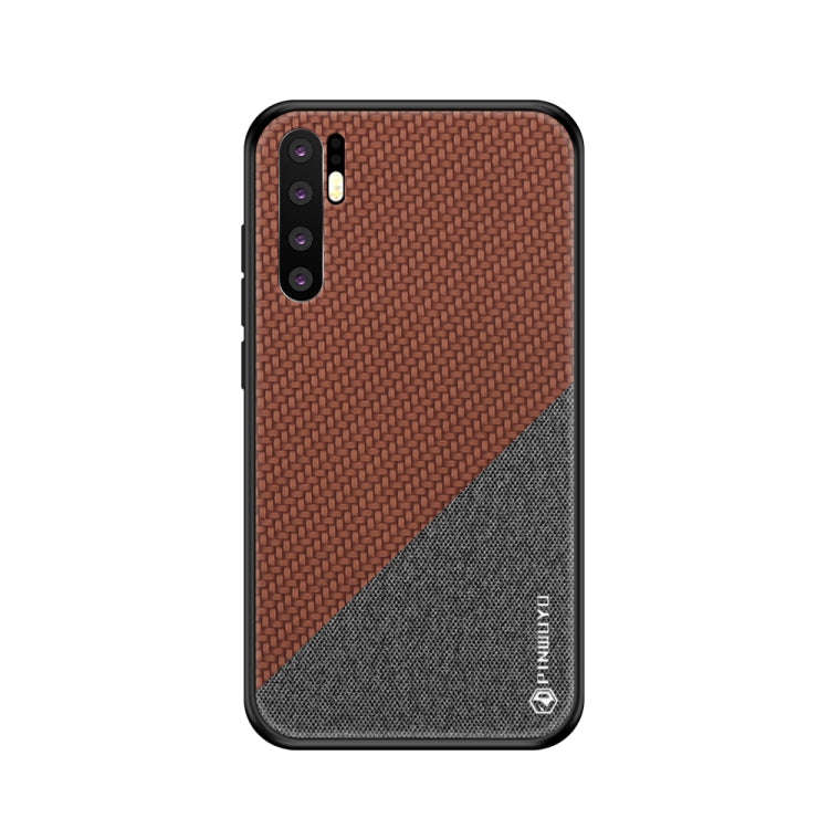PINWUYO Honors Series Shockproof PC + TPU Protective Case for Huawei P30 Pro(Brown)