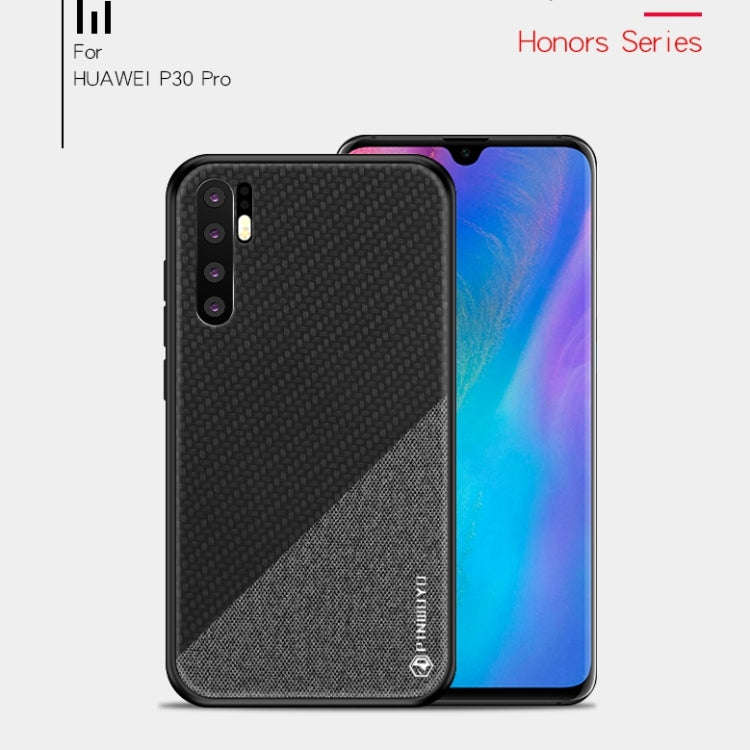 PINWUYO Honors Series Shockproof PC + TPU Protective Case for Huawei P30 Pro(Blue)