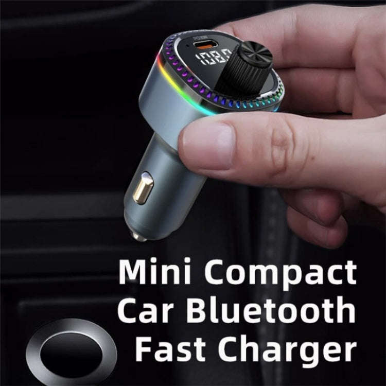 C58 Car MP3 Music Player Type-C + USB Car Charger Bluetooth Adapter FM Transmitter