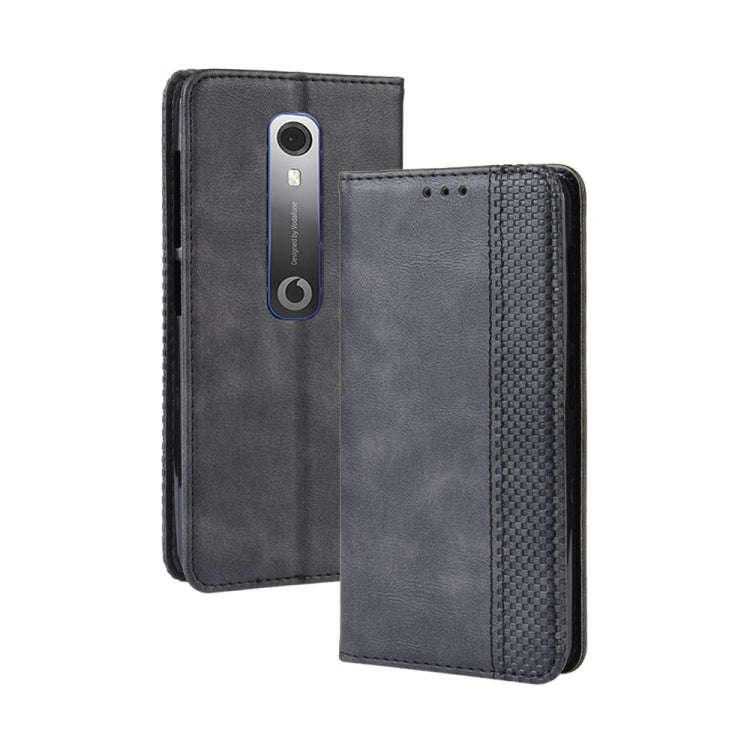 Magnetic Buckle Retro Crazy Horse Texture Horizontal Flip Leather Case for Vodafone Smart N10 (VF...