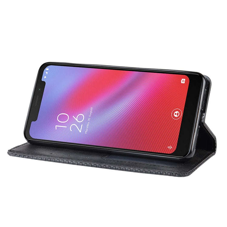 Magnetic Buckle Retro Crazy Horse Texture Horizontal Flip Leather Case for Vodafone Smart N10 (VF...