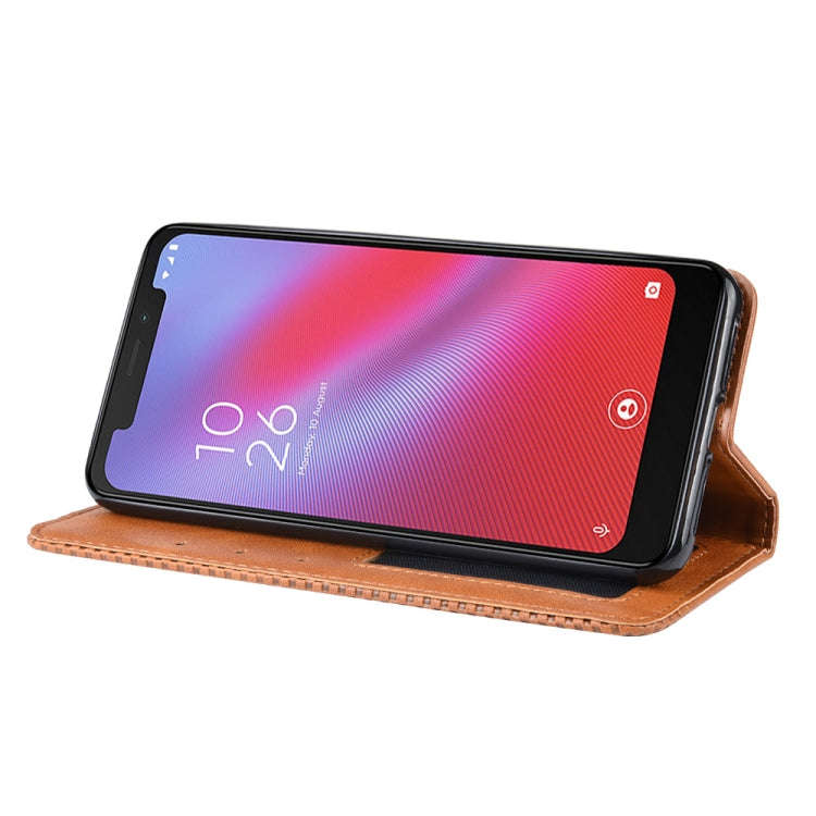Magnetic Buckle Retro Crazy Horse Texture Horizontal Flip Leather Case for Vodafone Smart N10 (VF...