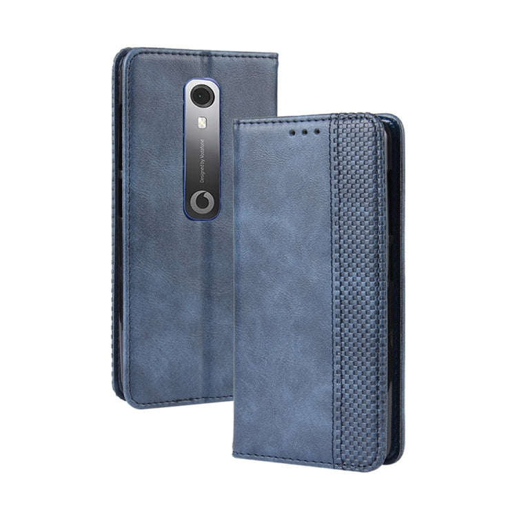 Magnetic Buckle Retro Crazy Horse Texture Horizontal Flip Leather Case for Vodafone Smart N10 (VF...