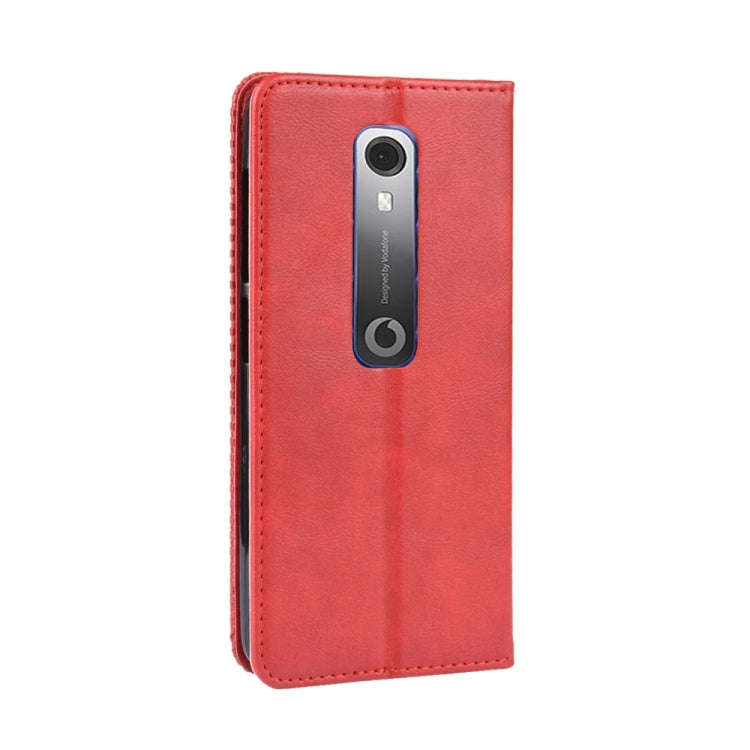 Magnetic Buckle Retro Crazy Horse Texture Horizontal Flip Leather Case for Vodafone Smart N10 (VF...