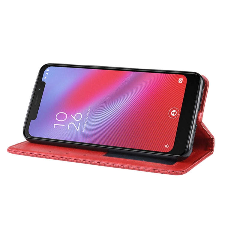 Magnetic Buckle Retro Crazy Horse Texture Horizontal Flip Leather Case for Vodafone Smart N10 (VF...