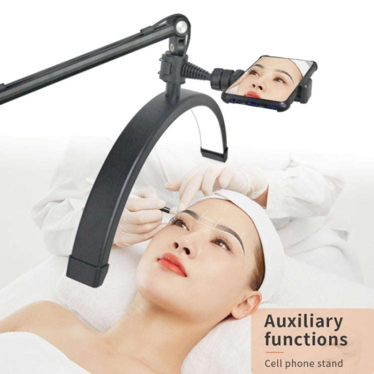 D-M30X 23 inch Half Moon Shape Beauty Manicure Lamp Curved Fill Light, Plug:US Plug