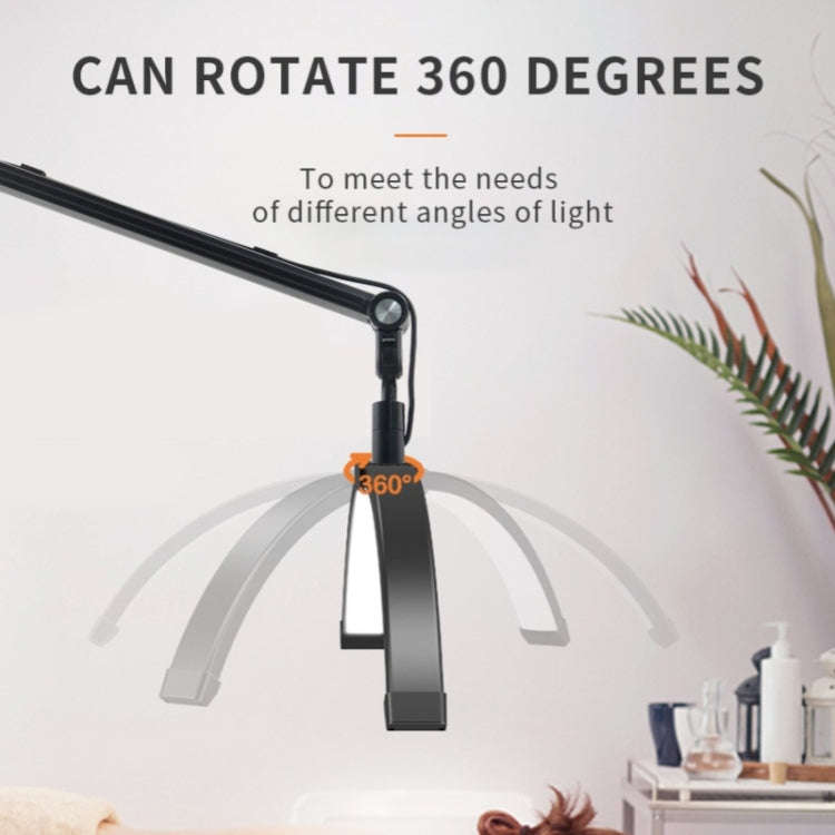 D-M30X 23 inch Half Moon Shape Beauty Manicure Lamp Curved Fill Light, Plug:US Plug