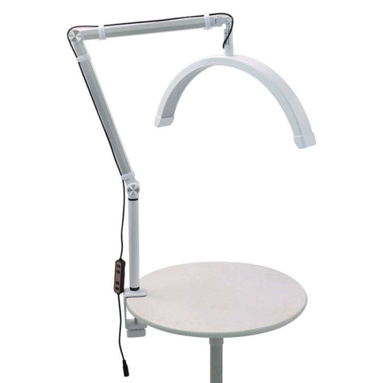HD-M3X Pro 16 inch Adjustable Brightness Beauty Light Half Moon Light Eyelash Tech Lamp, Plug:US ...