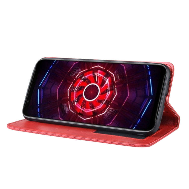 Magnetic Buckle Retro Crazy Horse Texture Horizontal Flip Leather Case for ZTE nubia Red Magic 3,...