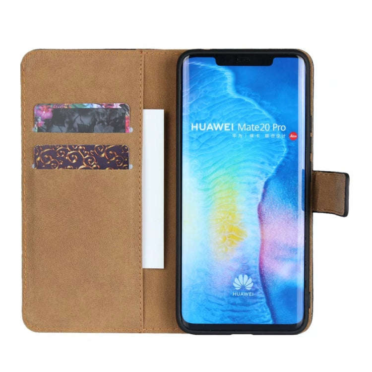 Horizontal Flip Leather Case for Huawei Mate 20 Pro ,with Magnetic Clasp and Bracket and Card Slo...