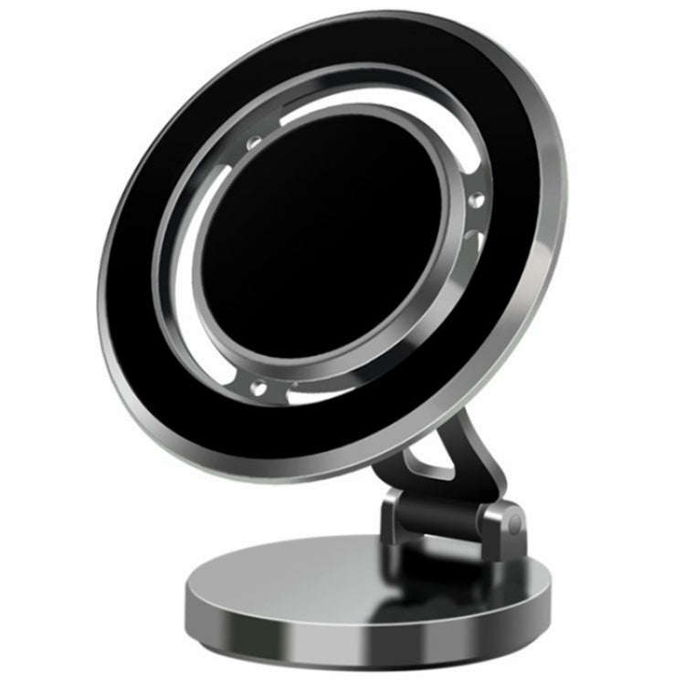 G168 Rotatable Cellphone Stand Car Dashboard Windshield Magnetic Phone Holder(Grey)