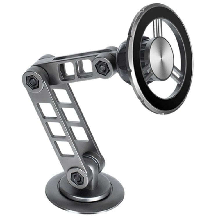 G198 Adjustable Robotic Arm Cellphone Stand Car Dashboard Windshield Magnetic Phone Holder(Grey)