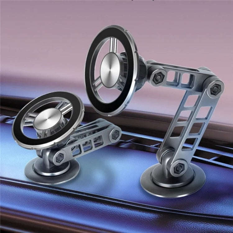 G198 Adjustable Robotic Arm Cellphone Stand Car Dashboard Windshield Magnetic Phone Holder(Grey)