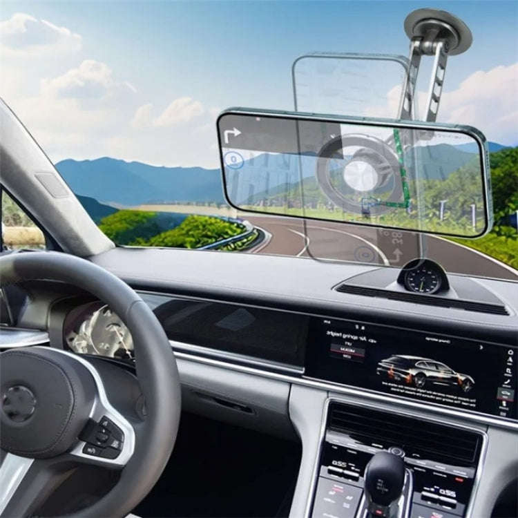 G198 Adjustable Robotic Arm Cellphone Stand Car Dashboard Windshield Magnetic Phone Holder(Grey)