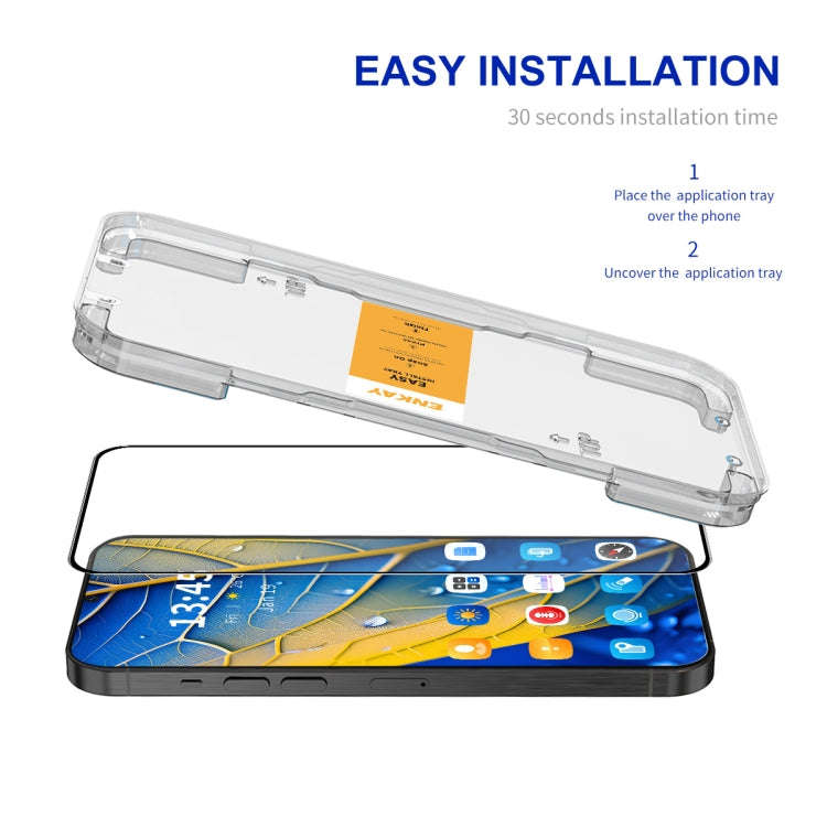 For Meizu 21 Note ENKAY Easy Install High Alumina Silicon Full Glass Film