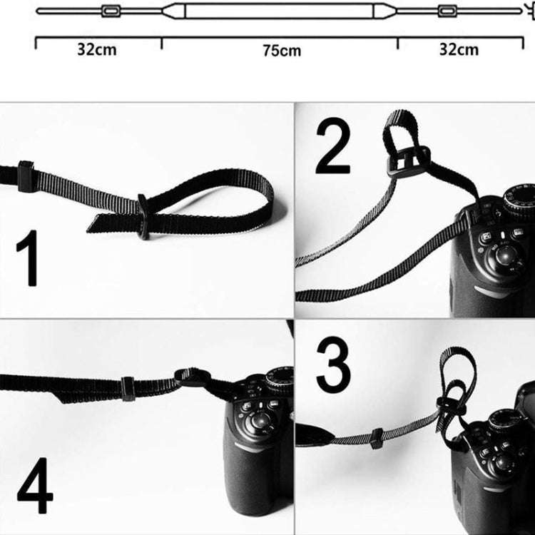 Camera Strap Canvas Neck Shoulder Strap with Quick Release Buckles for DSLR / SLR Camera