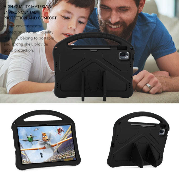 For Huawei Matepad SE 11 2024 EVA Shockproof Tablet Case with Holder(Black)