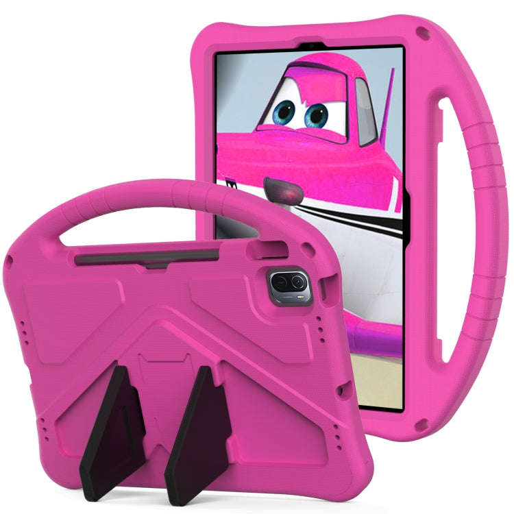 For Huawei Matepad SE 11 2024 EVA Shockproof Tablet Case with Holder(RoseRed)