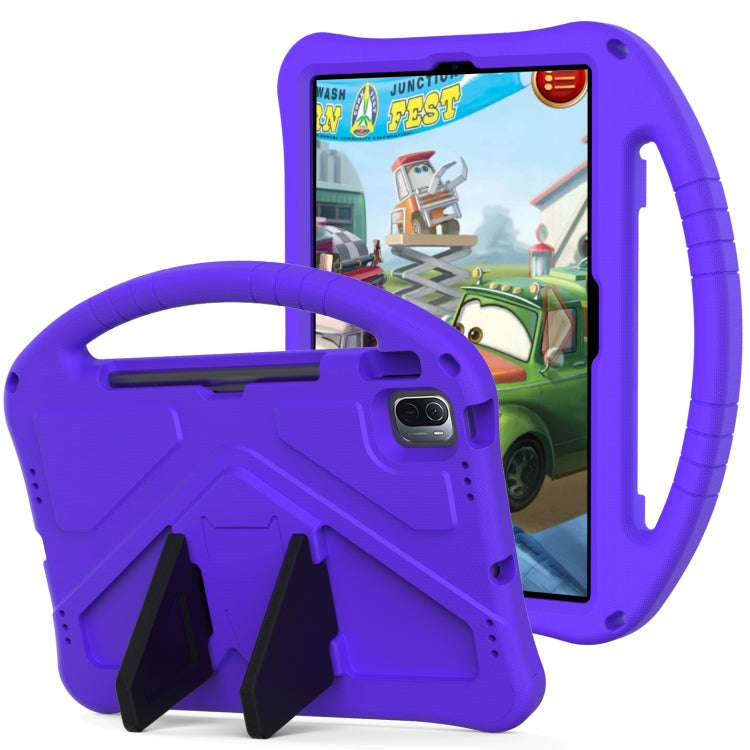 For Huawei Matepad SE 11 2024 EVA Shockproof Tablet Case with Holder(Purple)