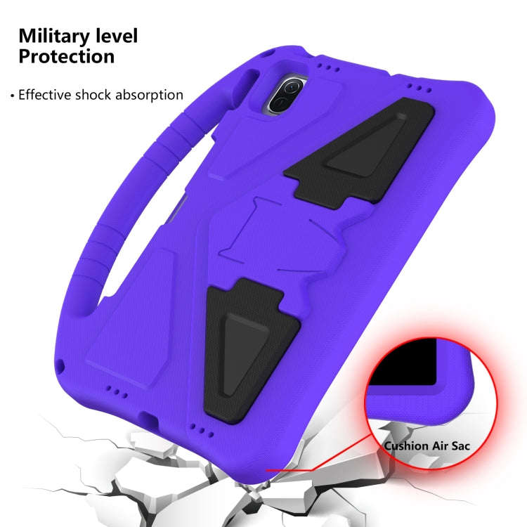 For Huawei Matepad SE 11 2024 EVA Shockproof Tablet Case with Holder(Purple)