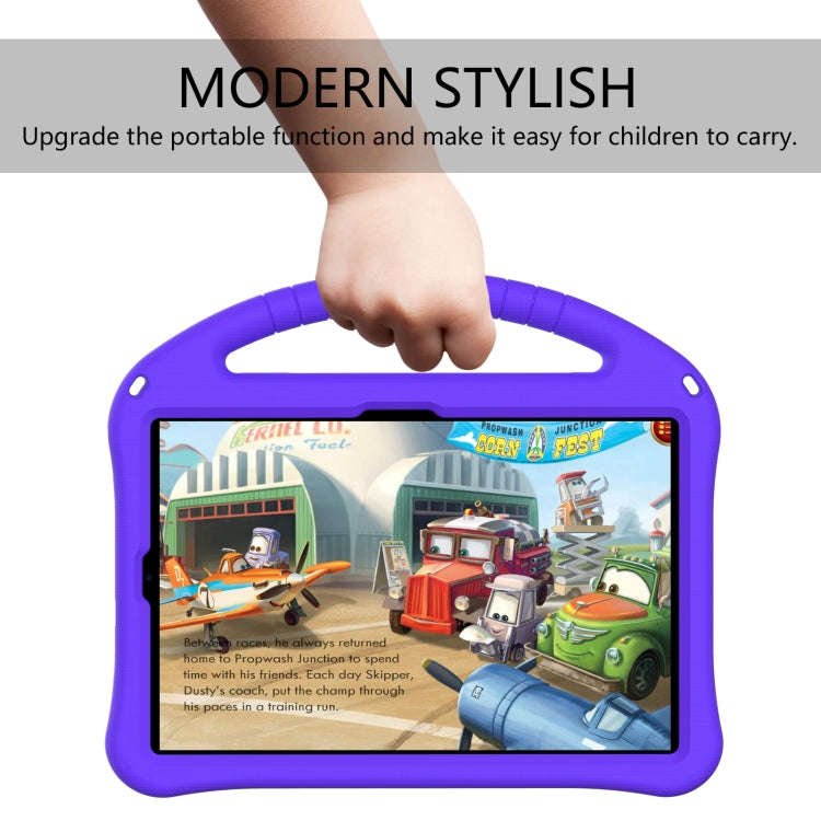 For Huawei Matepad SE 11 2024 EVA Shockproof Tablet Case with Holder(Purple)