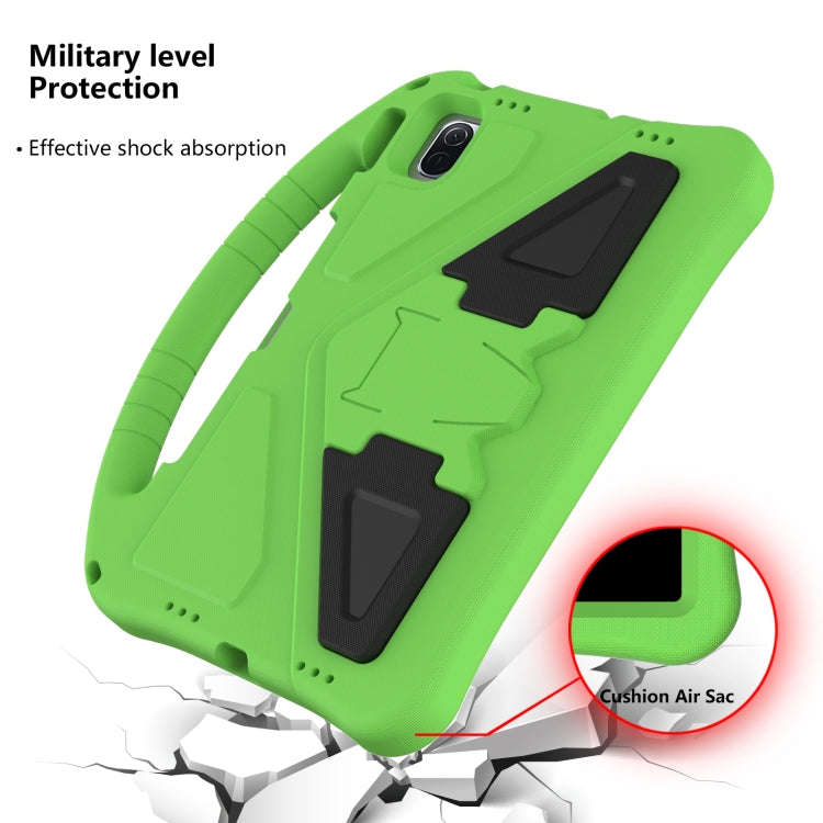 For Huawei Matepad SE 11 2024 EVA Shockproof Tablet Case with Holder(Green)