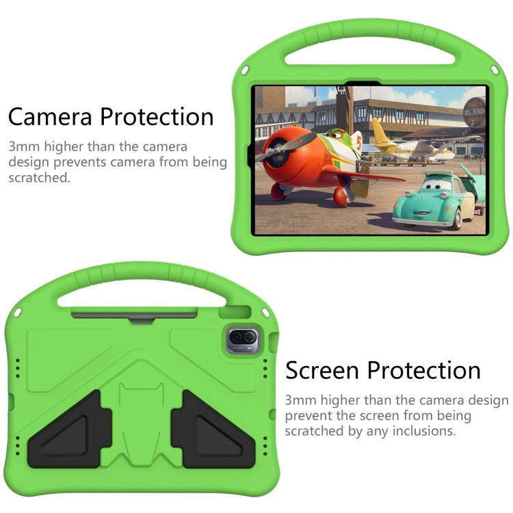 For Huawei Matepad SE 11 2024 EVA Shockproof Tablet Case with Holder(Green)