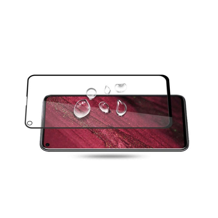 mocolo 0.33mm 9H 2.5D Full Glue Tempered Glass Film for Huawei Nova 4 / Honor View 20(Black)