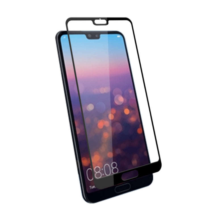 mocolo 0.33mm 9H 2.5D Full Glue Tempered Glass Film for Huawei P20(Black)