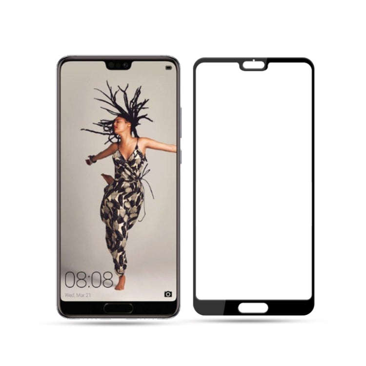 mocolo 0.33mm 9H 2.5D Full Glue Tempered Glass Film for Huawei P20(Black)