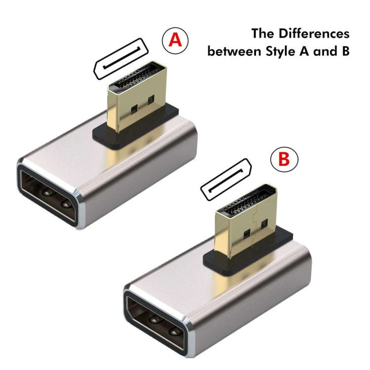 JUNSUNMAY 8K@60Hz PD1.4 Male Displayport to Female Displayport Adapter Converter, Style:A