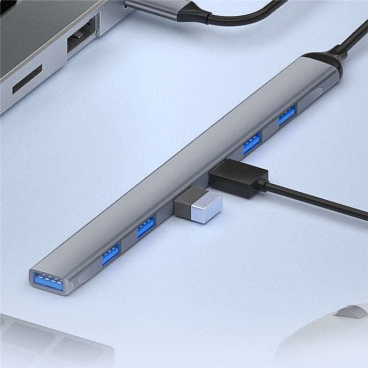 ADS-303C 7 Port USB 3.0 HUB Docking Station For Laptop / Tablet / PC, Type-C Port