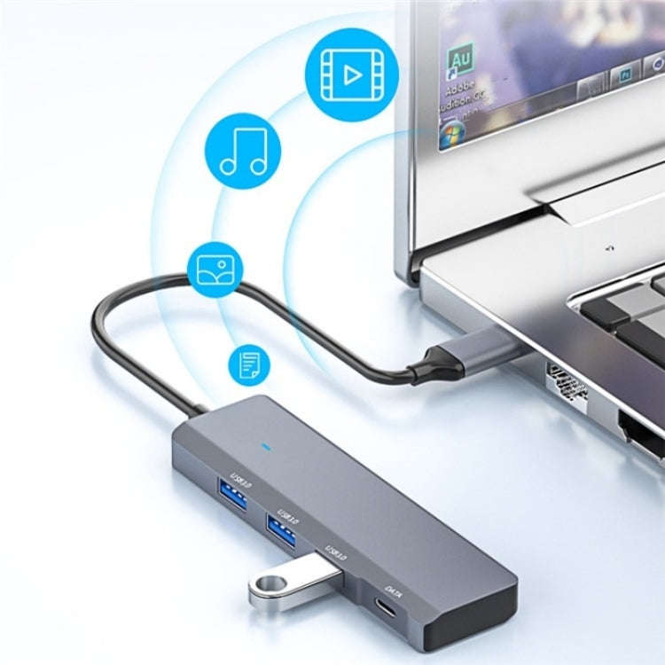 ADS-309C Type-C + 3 x USB 3.0  HUB Docking Station, Type-C Port