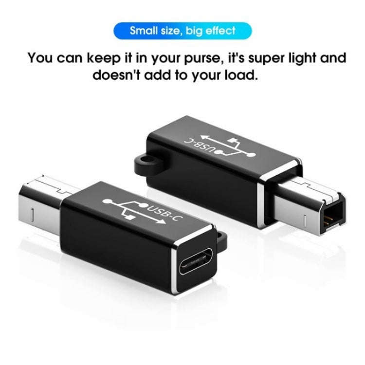 ADS-618 USB-C / Type-C Female to MIDI Male Electric Piano Printer Scanner Adapter(Grey)