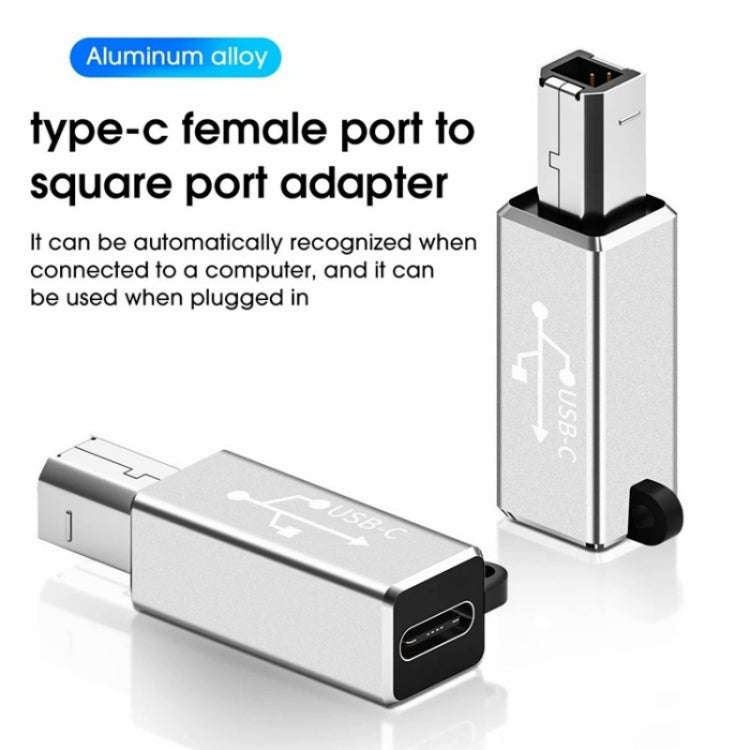 ADS-618 USB-C / Type-C Female to MIDI Male Electric Piano Printer Scanner Adapter(Grey)