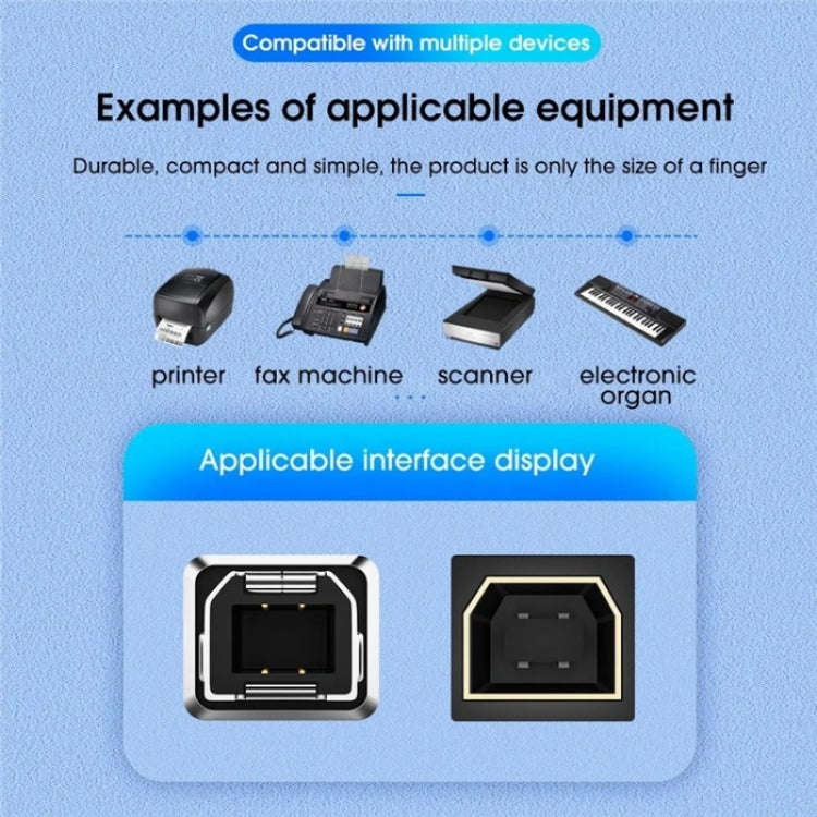 ADS-618 USB-C / Type-C Female to MIDI Male Electric Piano Printer Scanner Adapter(Grey)