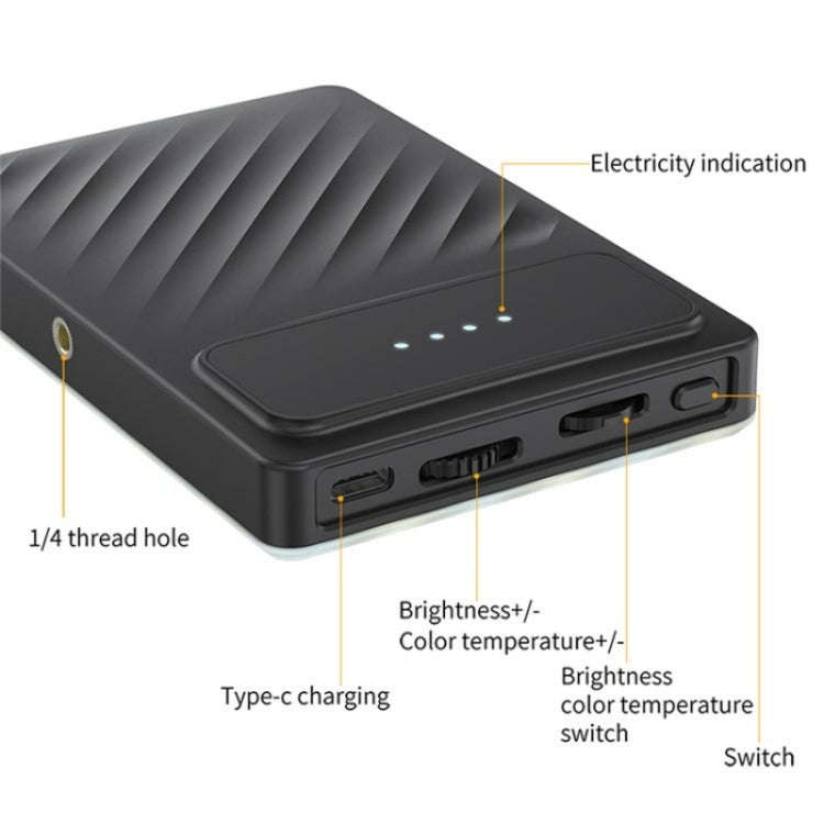 V16WS Mobile Phone / Tablet / Laptop Pocket Fill Light 24 Effects RGB Light  Without Screen