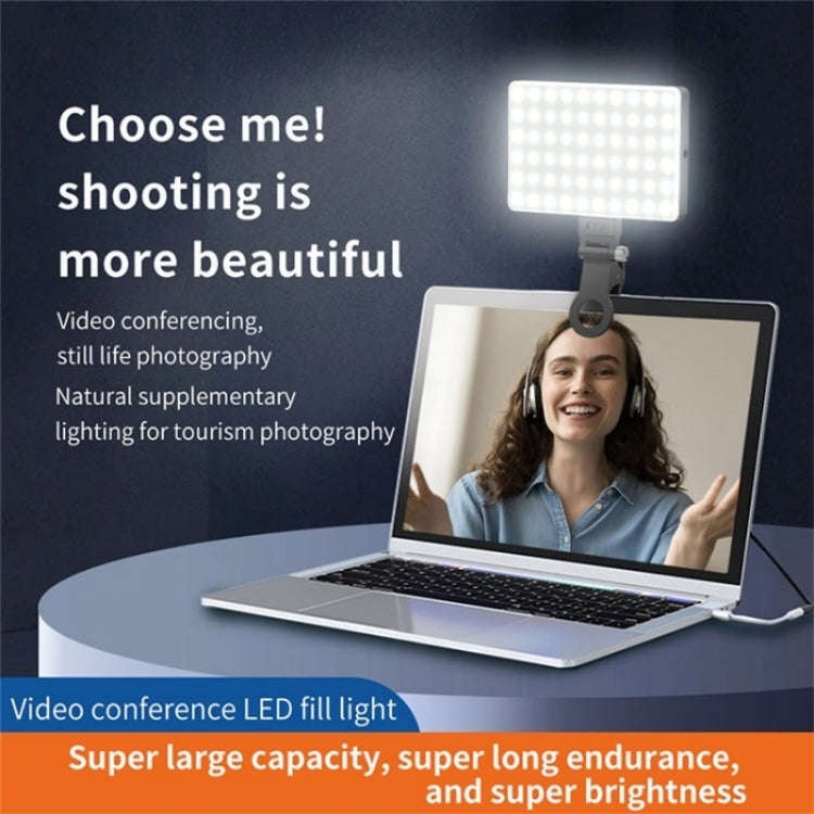 V16SE For Mobile Phone / Tablet / Laptop Three Light Modes Clip-On Pocket Mini Fill Light