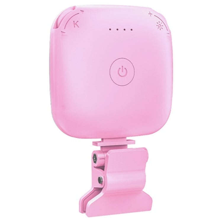 V15 Mini Clip-On Portable LED Fill Light Phone Laptop Video Conference Live Streaming Fill Lamp(P...