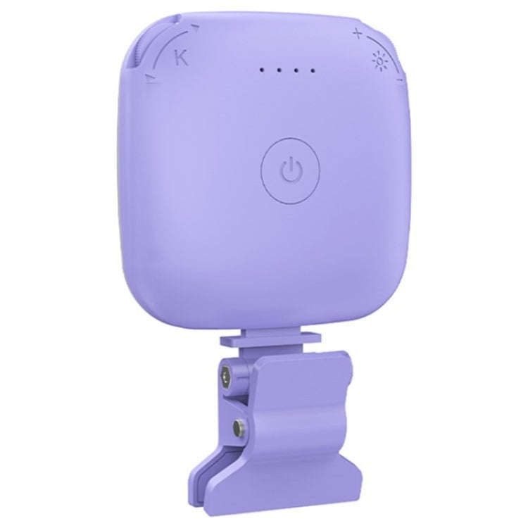 V15 Mini Clip-On Portable LED Fill Light Phone Laptop Video Conference Live Streaming Fill Lamp(P...