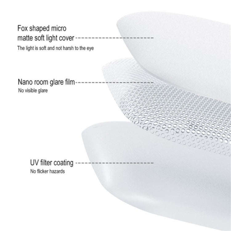 V15 Mini Clip-On Portable LED Fill Light Phone Laptop Video Conference Live Streaming Fill Lamp(B...